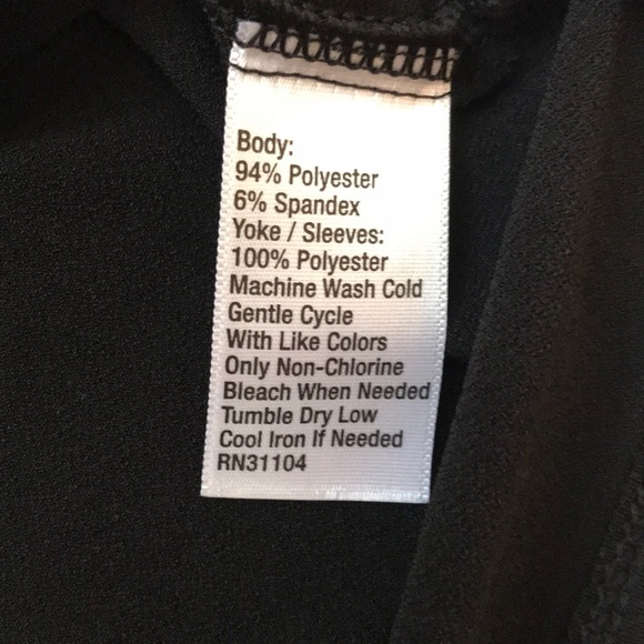 🚨CLOSET CLOSING🚨 The Limited Black Short Flutter Sleeve Blouse - Picture 8 of 8